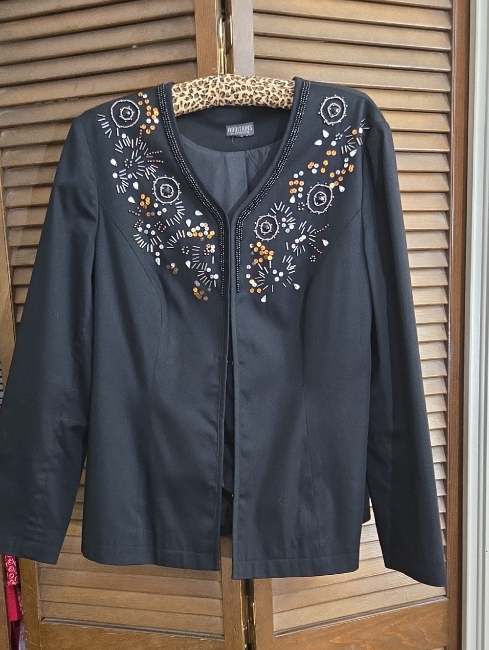 Chico's Embellished Jacket Very Good Condition